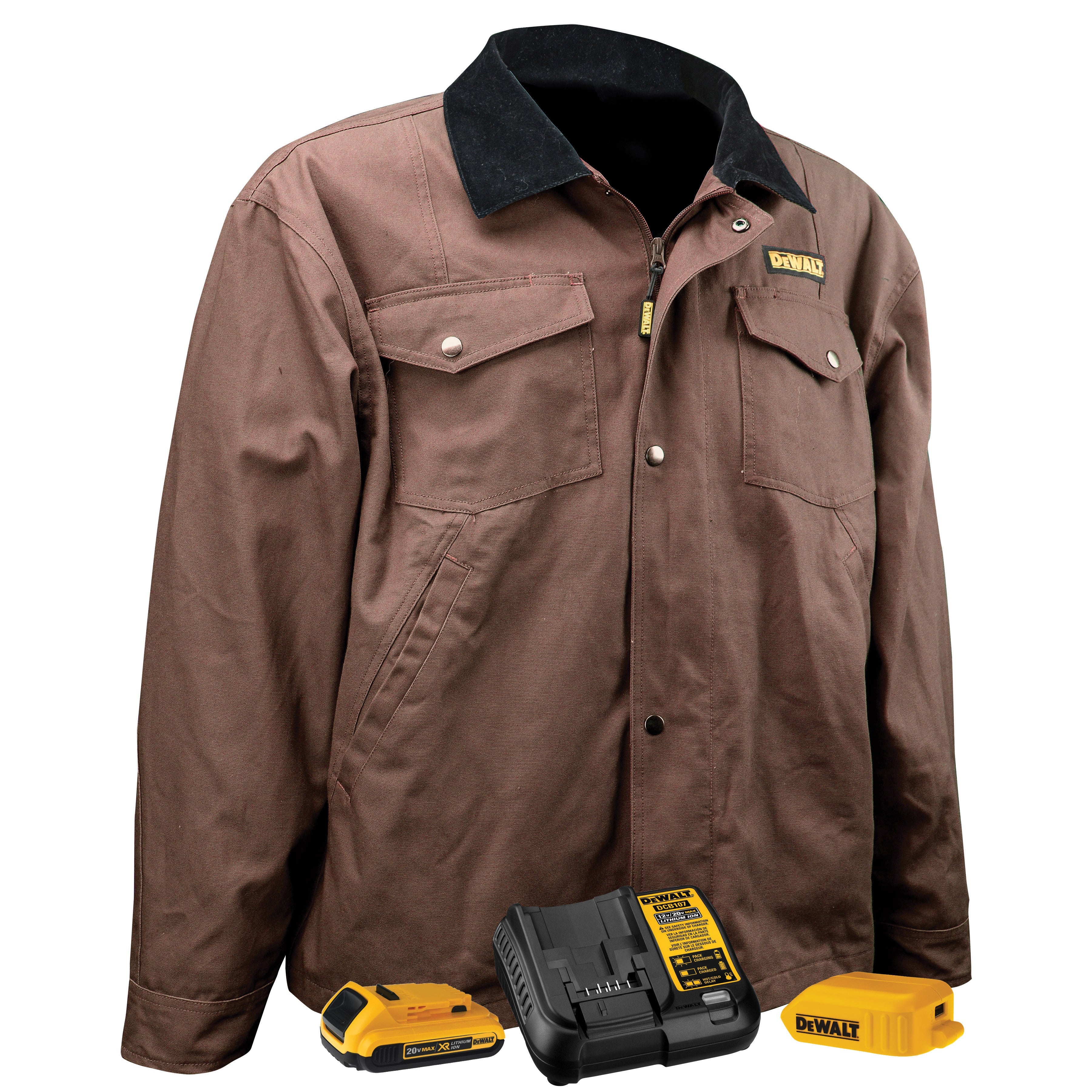 DEWALT Men's Heated Barn Coat Kitted