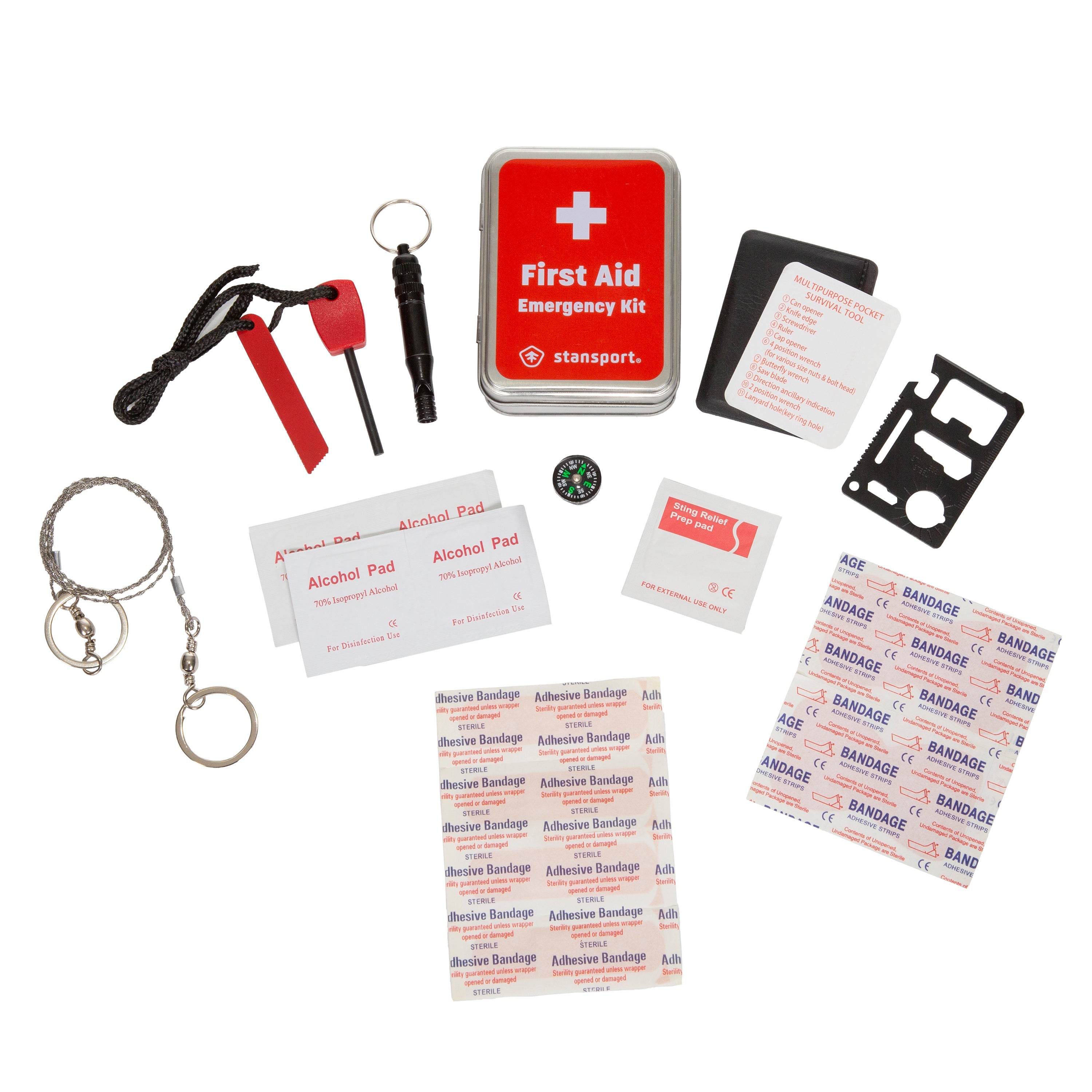 Emergency Survival First Aid Kit
