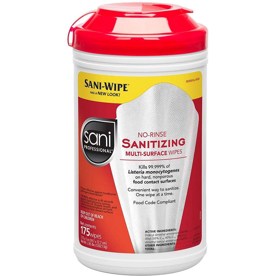 Sani Professional® No-Rinse Sanitizing Multi-Surface Wipes