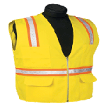 Polyester Multi-Pocket Surveyor's Vest with Pocket Flaps