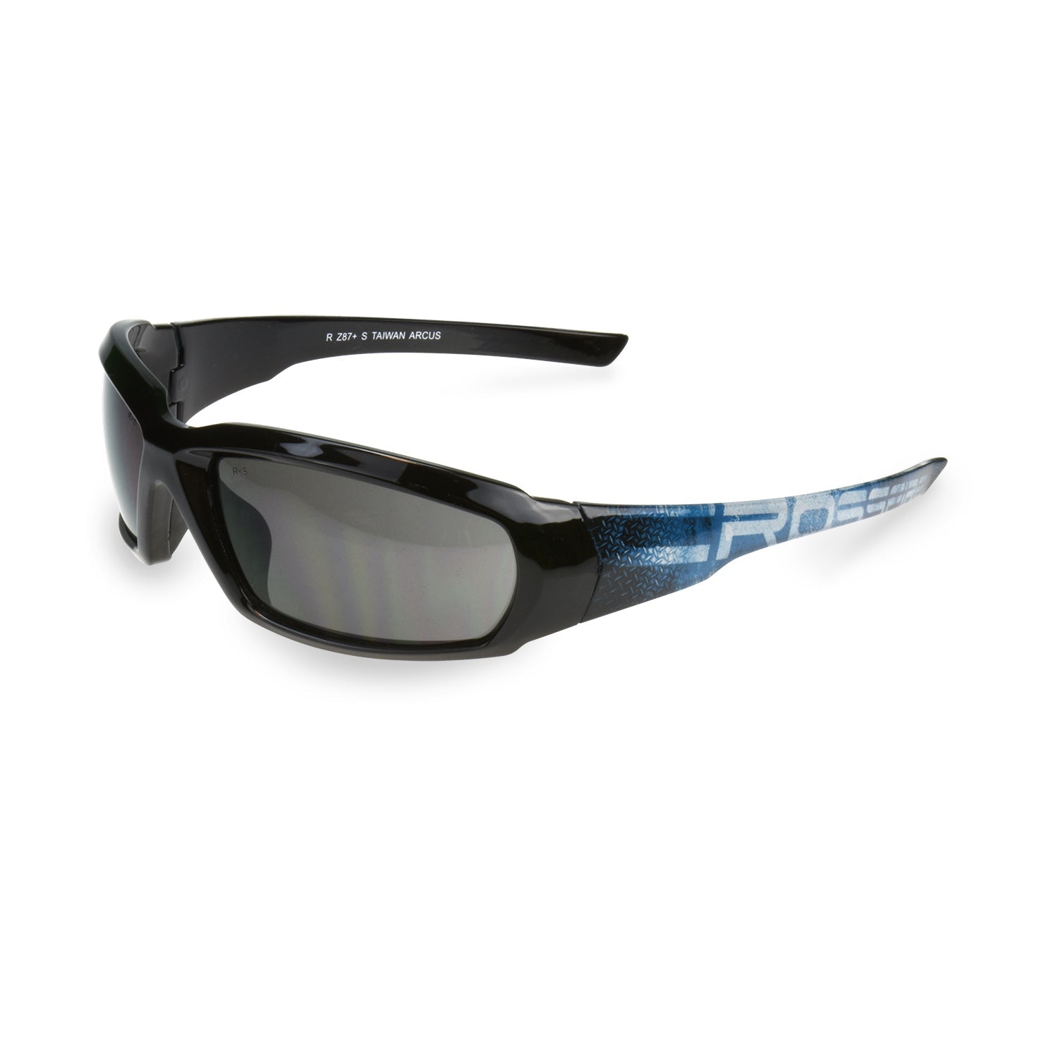 Crossfire ARCUS Premium Safety Eyewear - Black Frame - Smoke Lens