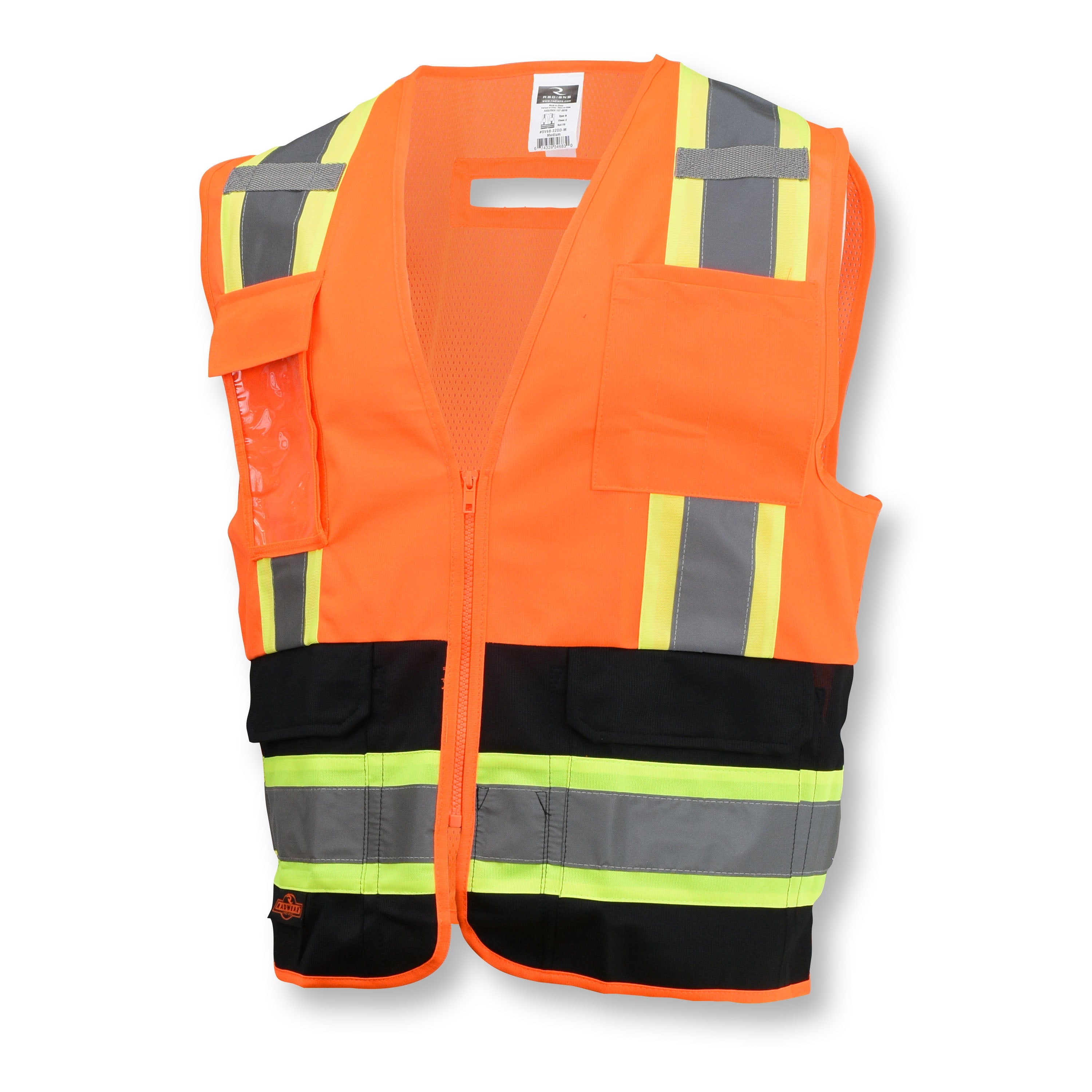 Radians SV6B Two Tone Surveyor Type R Class 2 Solid Front Mesh Back Safety Vest