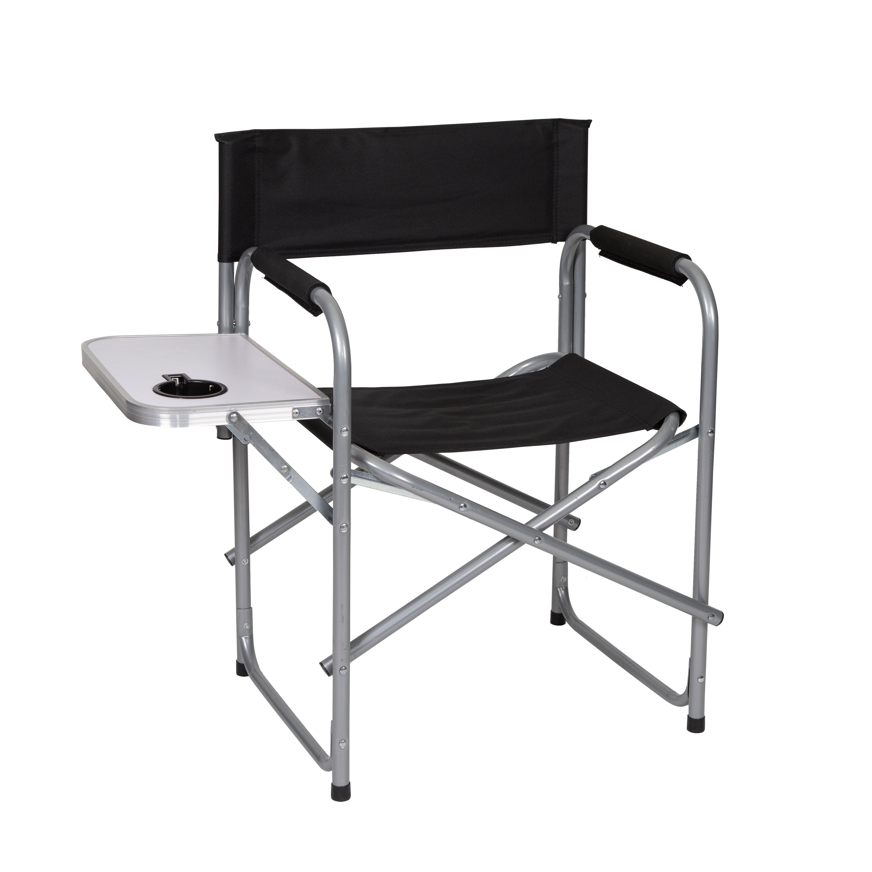 Folding Directors Chair With Side Table