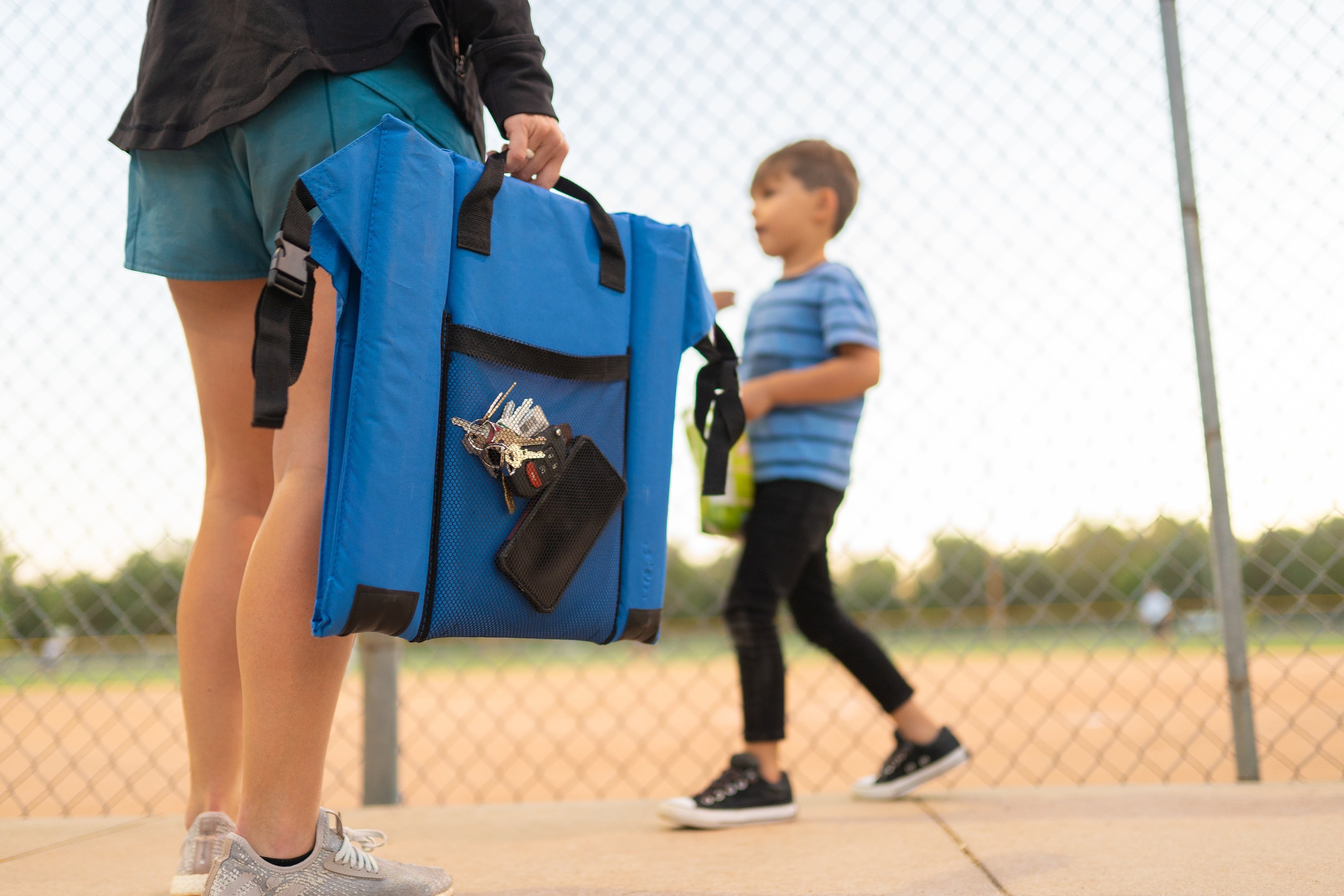 Folding Stadium Seat - Blue