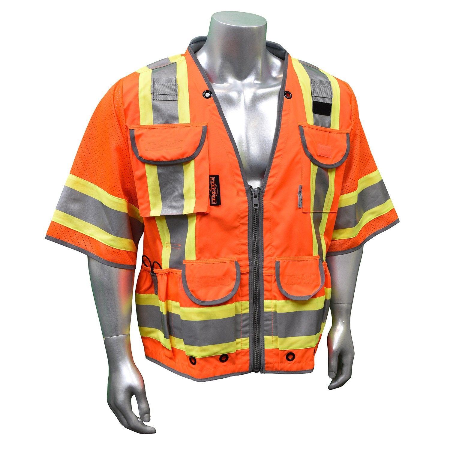 Radians SV55-3 Class 3 Heavy Woven Two Tone Mesh Engineer Vest