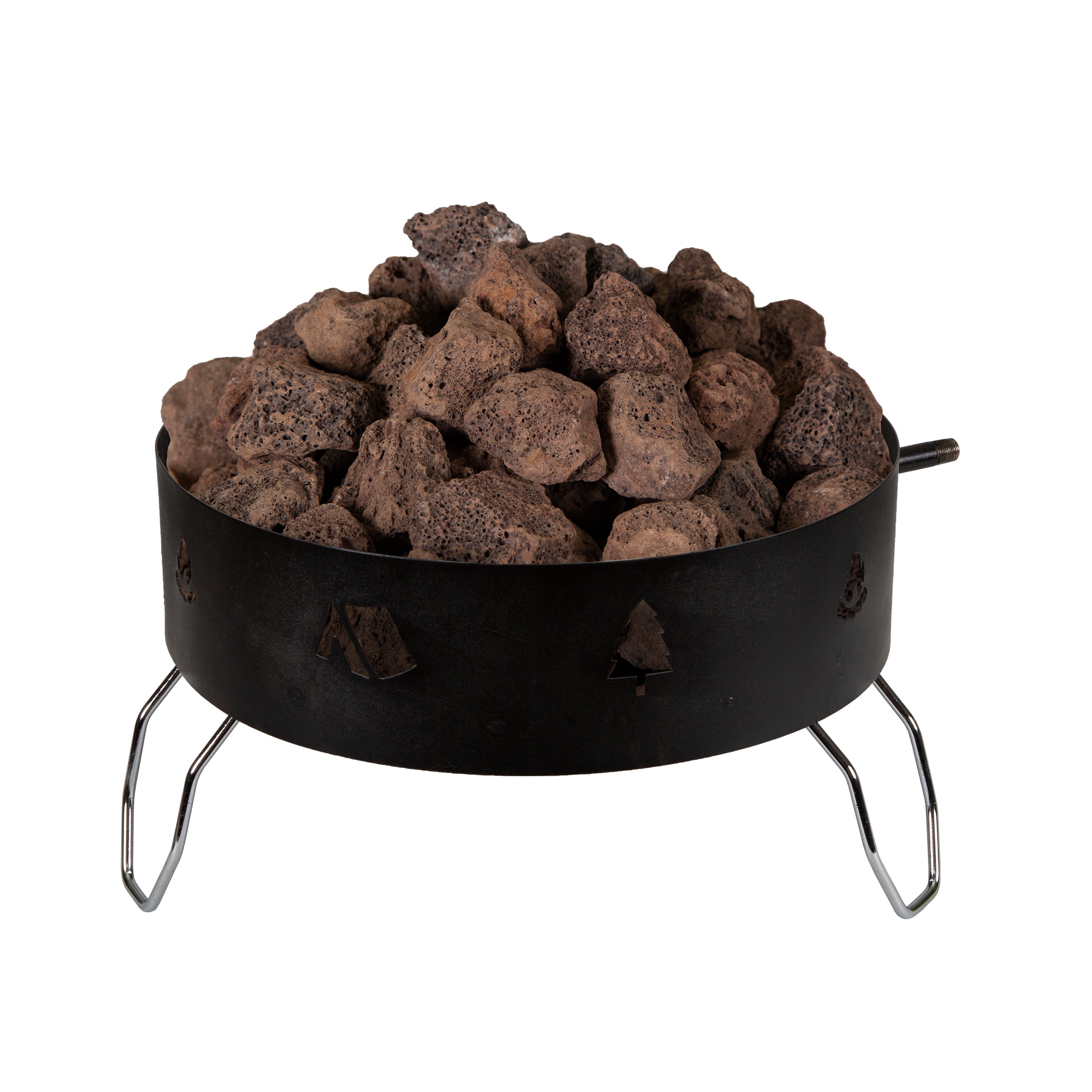 Propane Fire Pit- With Lava Rocks