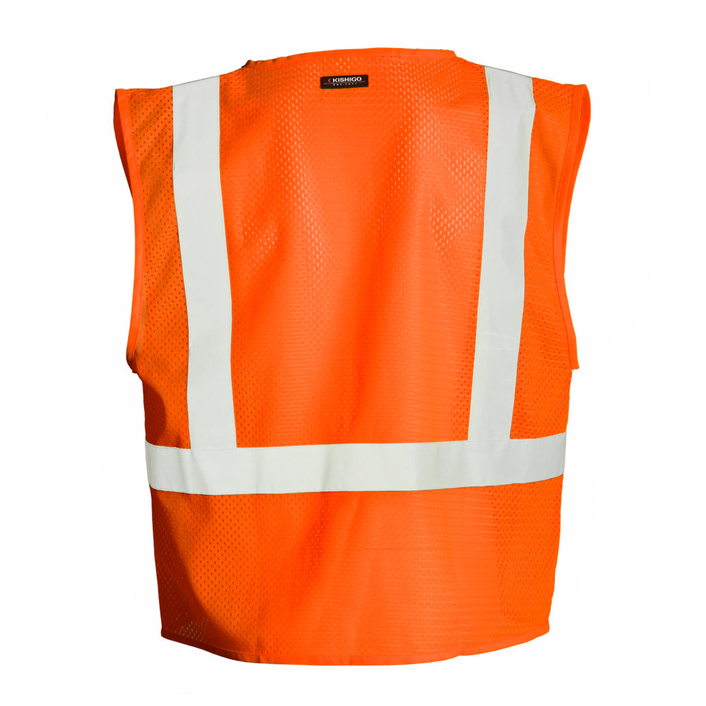 Kishigo 4 Pocket Hook & Loop Mesh Vest
