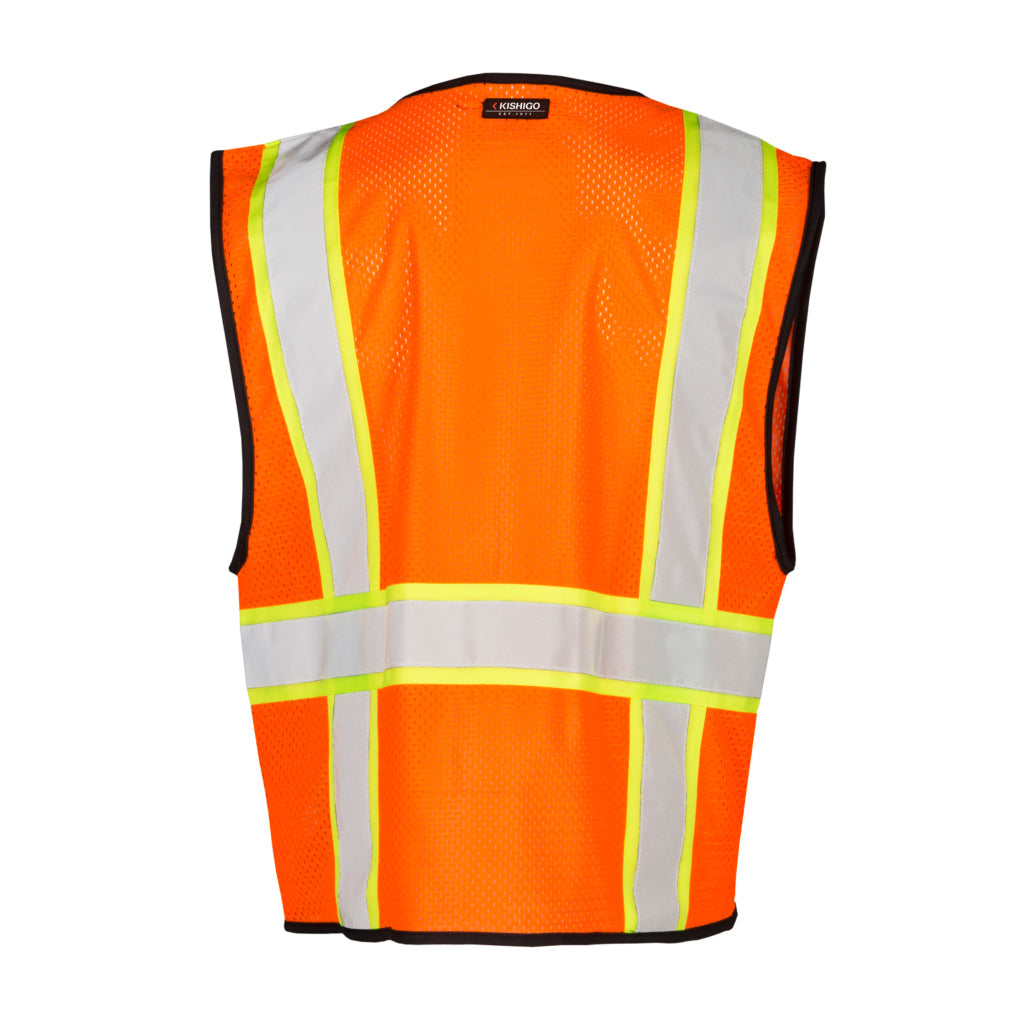 Kishigo Chemically Treated Contrast Mesh Vest