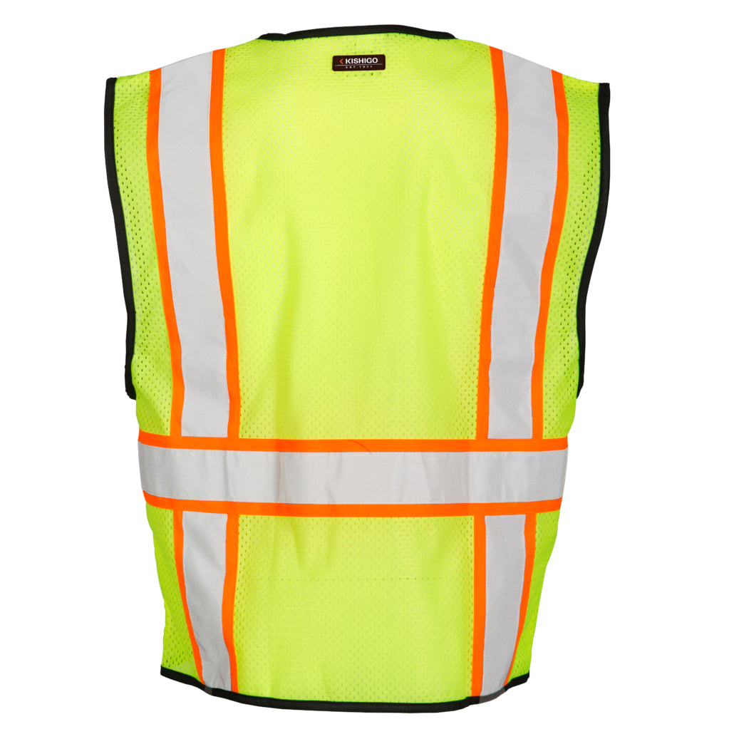 Kishigo Chemically Treated Contrast Mesh Vest