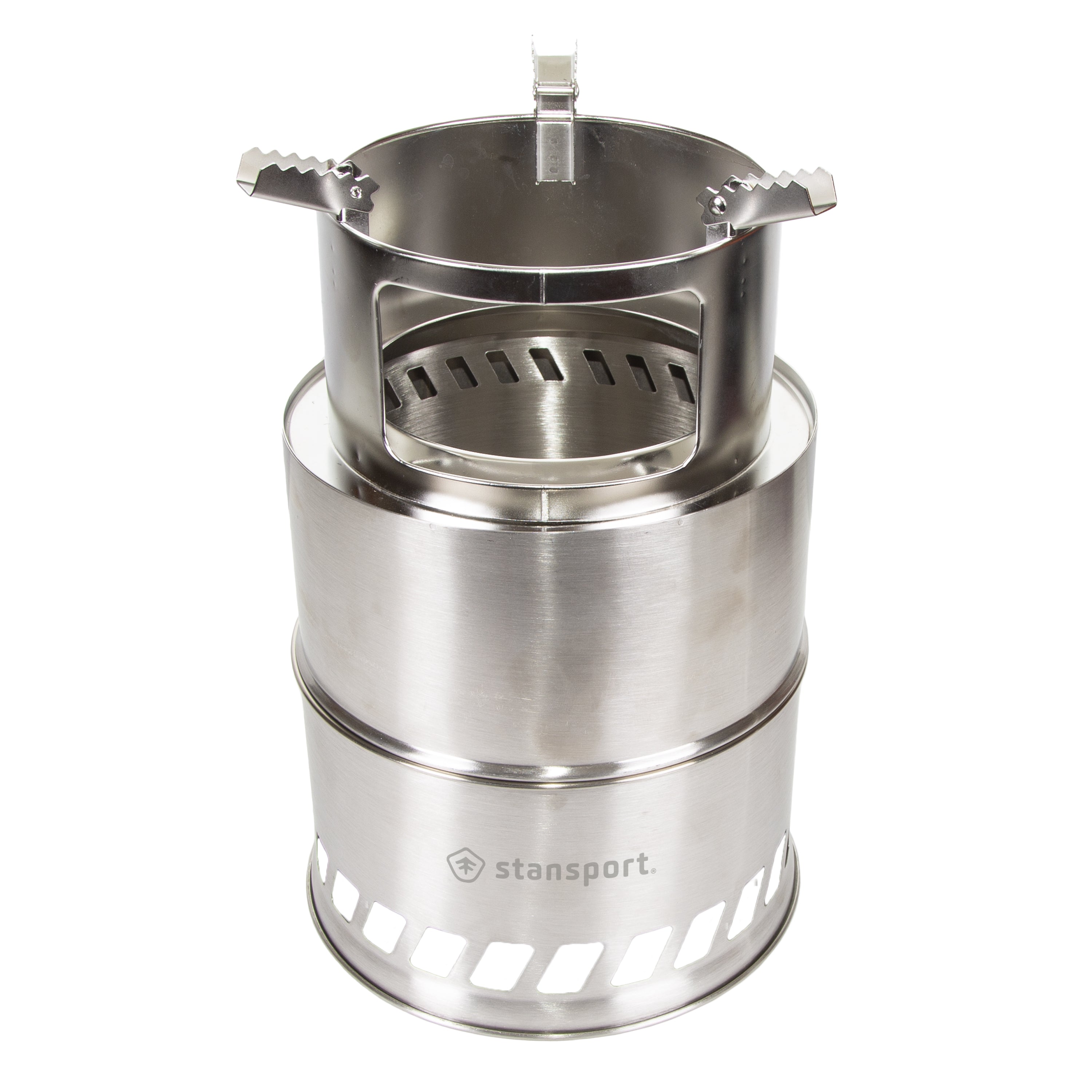 Wood Chip Stove - Stainless Steel - Xtra Large