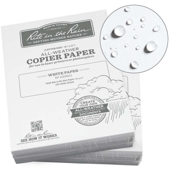 Copier Paper - 100# Tag - White - 8.5 X 11 - 500 Sheets