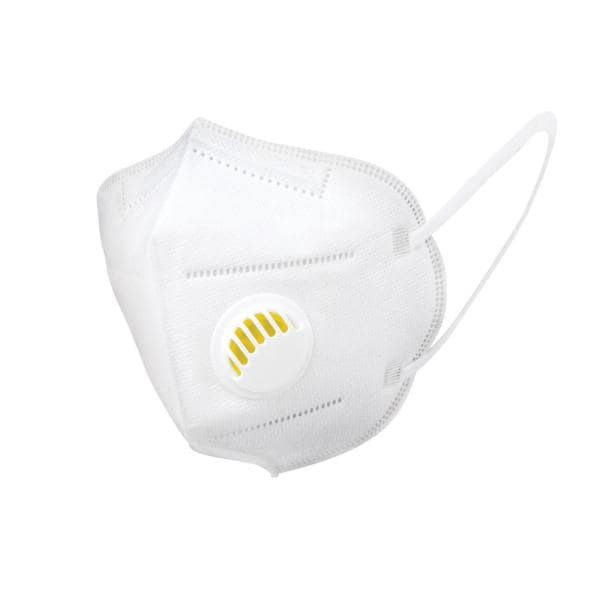 KN95 White Particulate Respirator With Valve