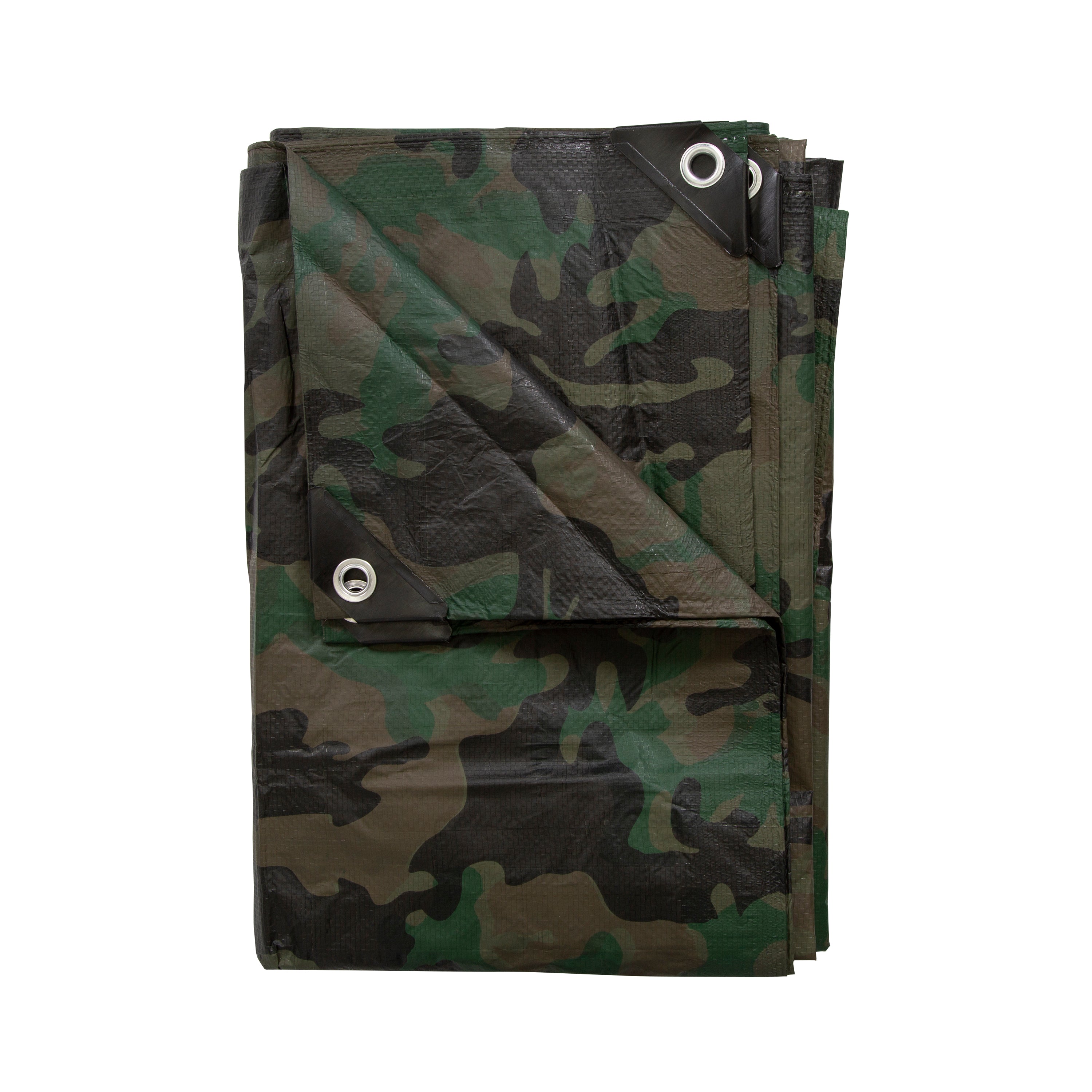 Cats Tarp Rip Rip Stop Tarp - 10 Ft X 12 Ft - Woodland Camo