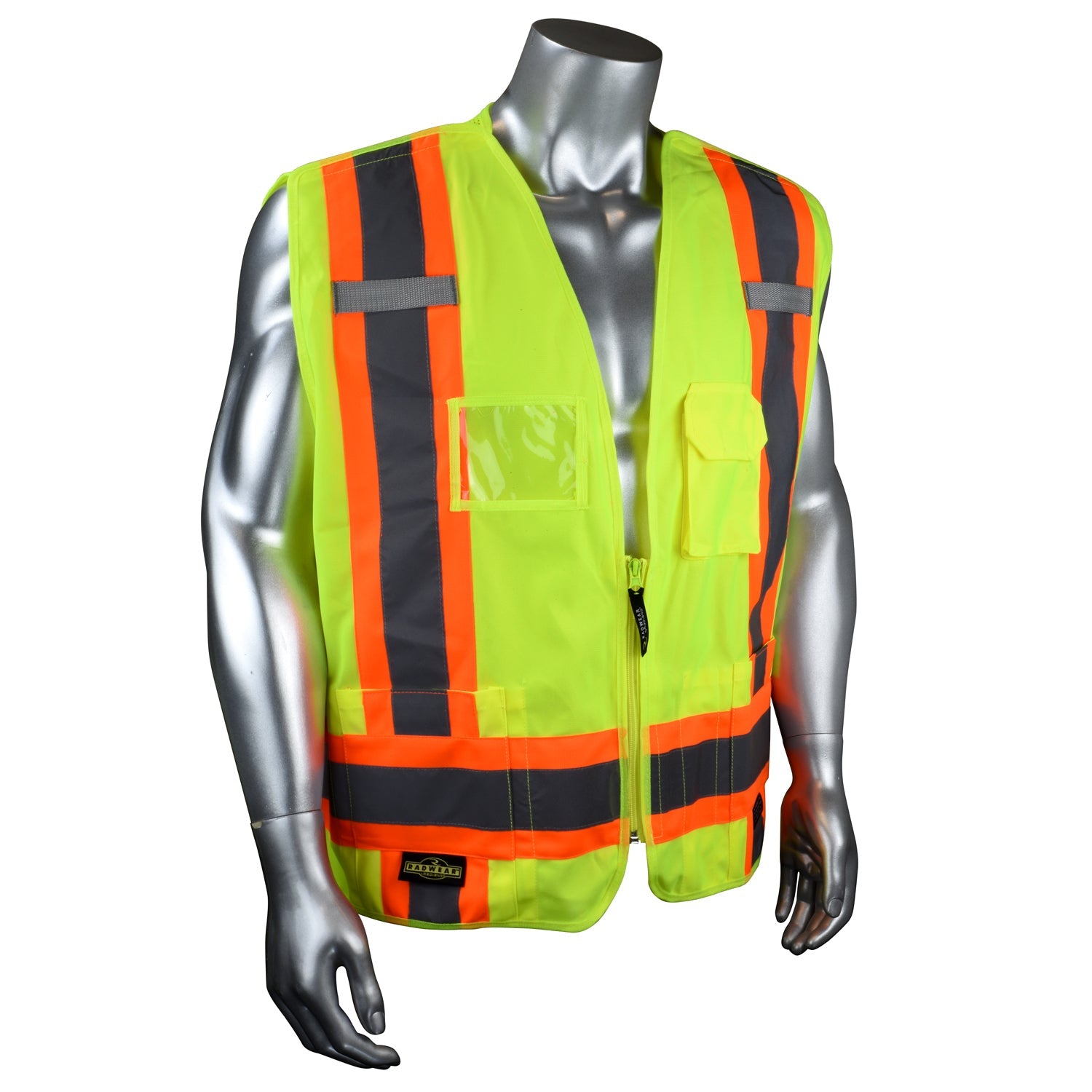 Radians SV020X-2 Heavy Duty 7-Pocket Tear Away Cruiser Vest X-Back